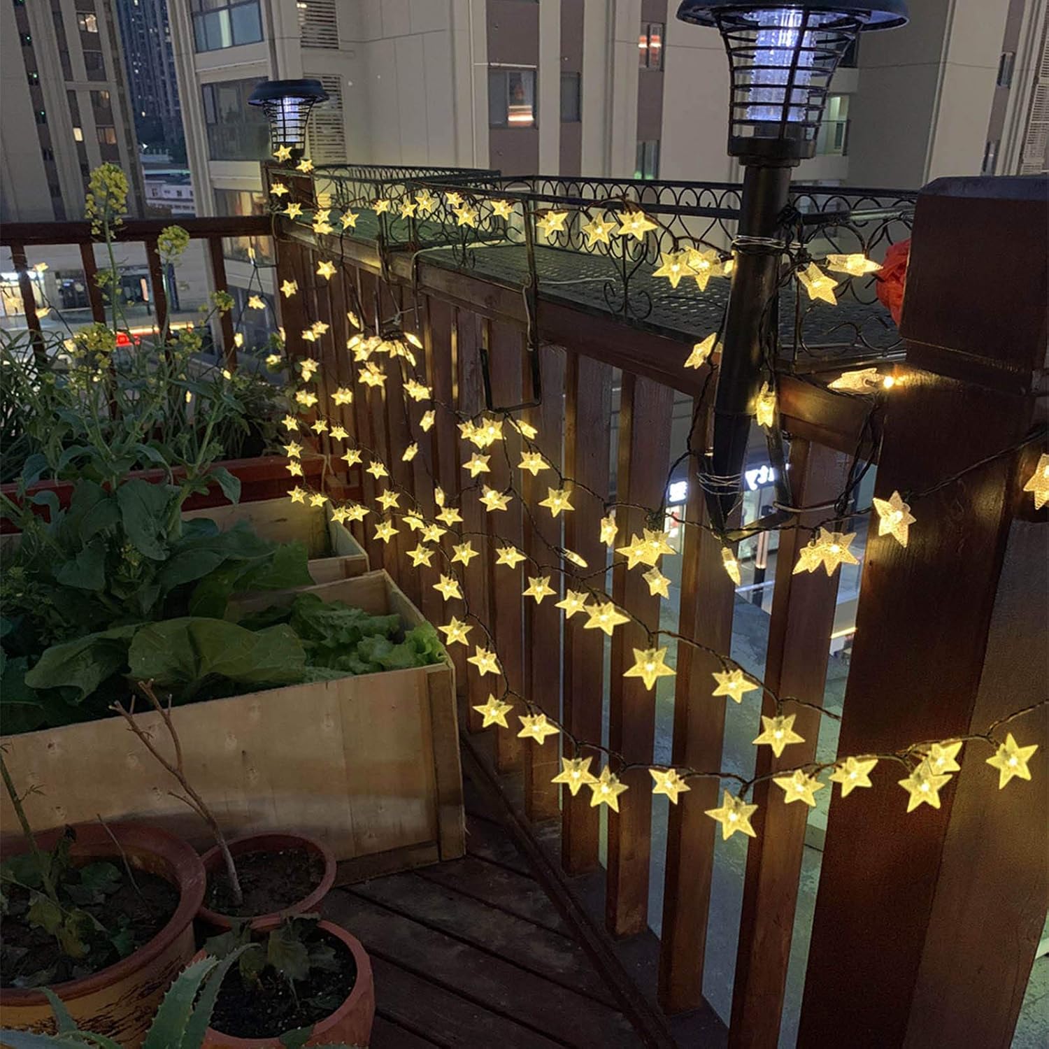 50ft 120 LED Solar Star Fairy  - Outdoor Lighting For Garden avaliação e preço