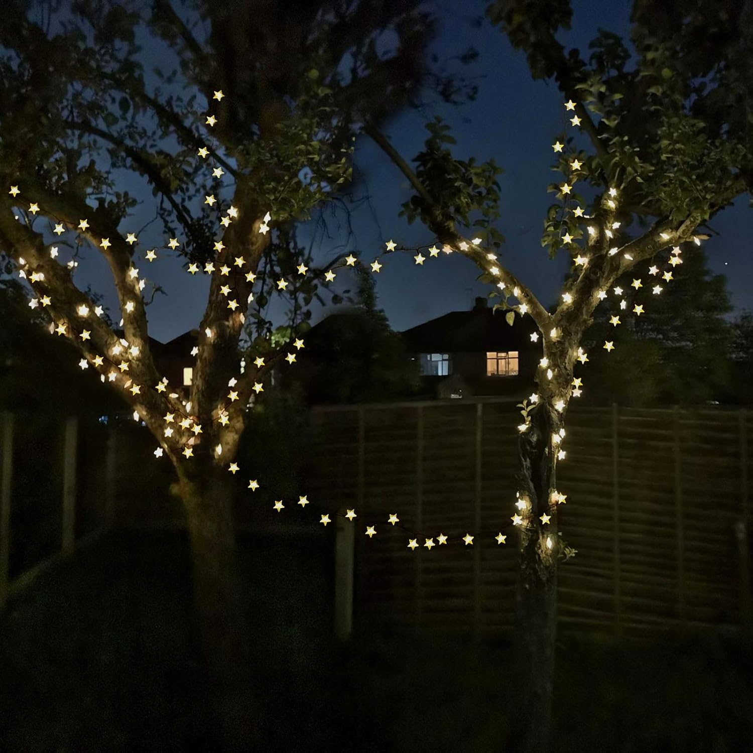 50ft 120 LED Solar Star Fairy  - Outdoor Lighting For Garden avaliação e preço