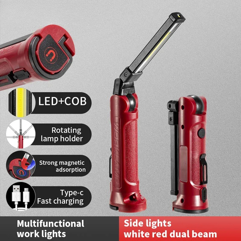 COB LED Work Light Rechargeabl - Lighting Fixture Outdoor avaliação e preço