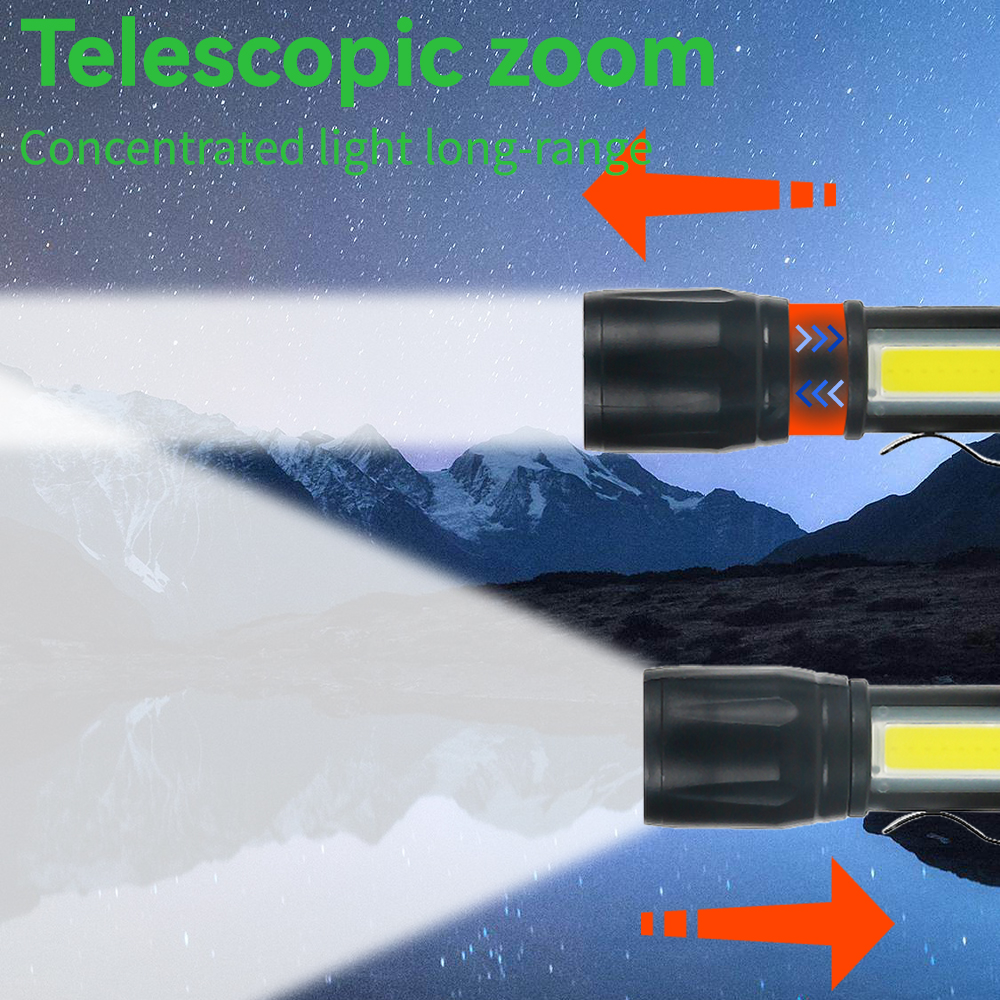 Mini LED Flashlight COB+XPE Po - Outdoor Lighting Globes avaliação e preço