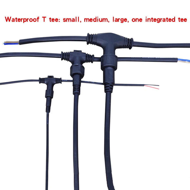 T type 3 Way Connector 2/3/4Pi - Outdoor Lighting Wire Connectors avaliação e preço