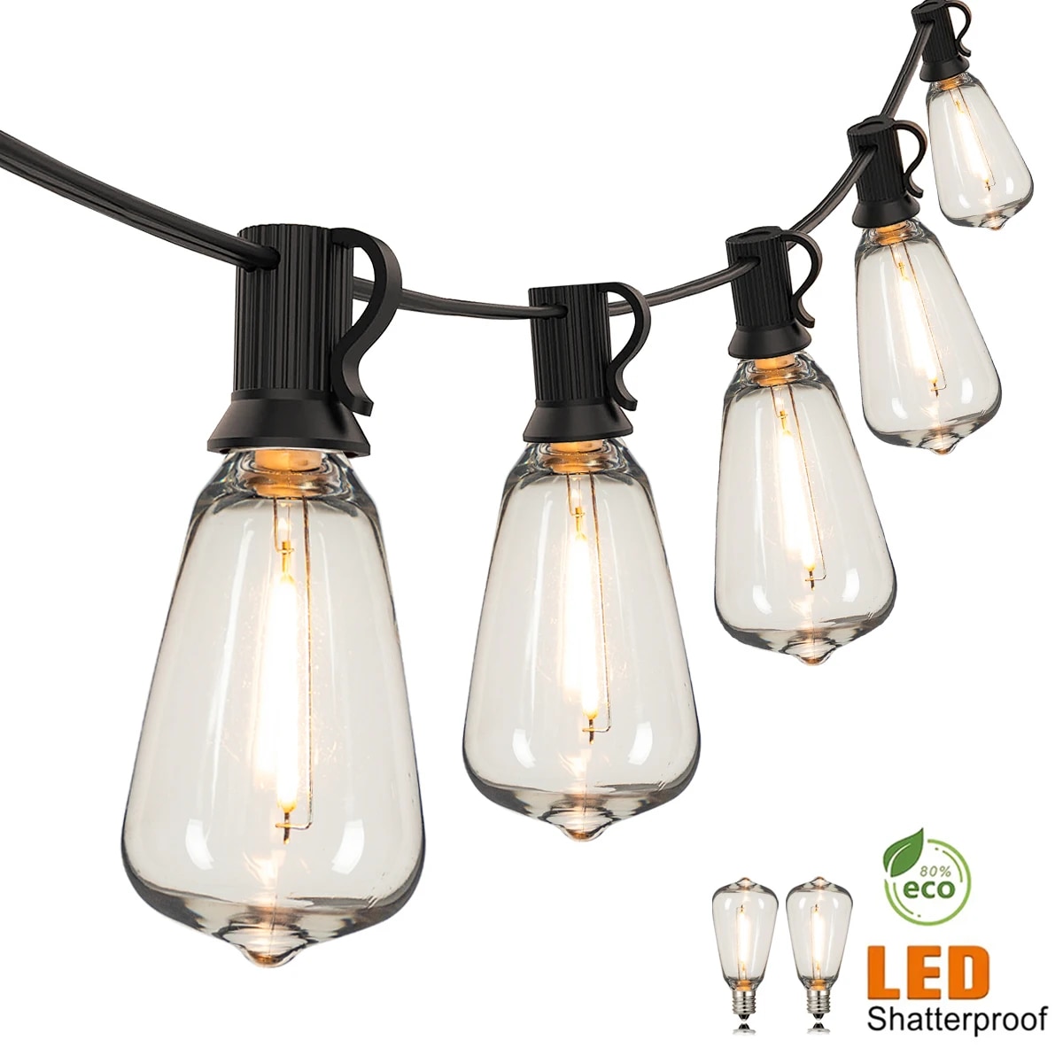 ST38 String Lights Outdoor Gar - Outdoor Lighting Driveway avaliação e preço