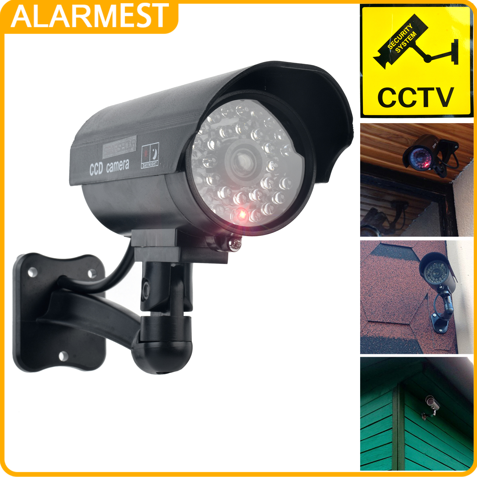 ALARMEST Fake Camera Dummy Wat - Outdoor Lighting Video avaliação e preço