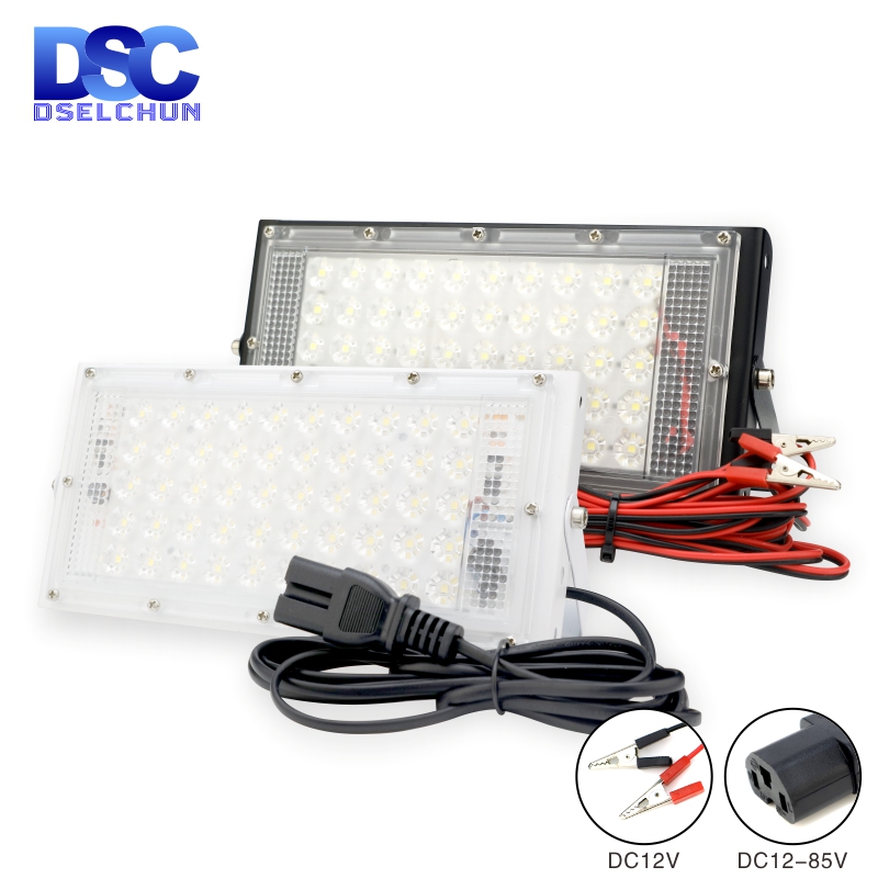 DC 12V-85V 50W Led Flood Light - Outdoor Lighting Volt avaliação e preço
