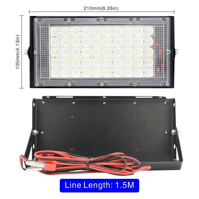 DC 12V-85V 50W Led Flood Light - Outdoor Lighting Volt avaliação e preço
