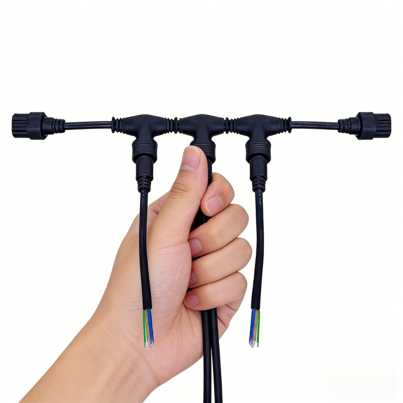 0.75 Square T-Type 2 3 4 pin C - Outdoor Lighting Wire Connectors avaliação e preço