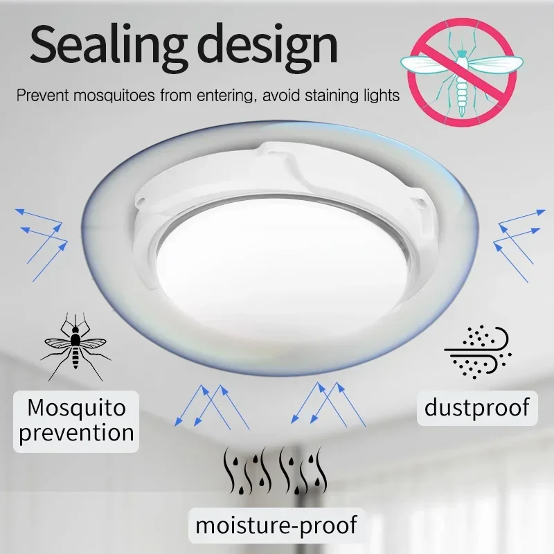 Solar LED Ceiling Light Waterp - Outdoor Lighting Under Roof avaliação e preço