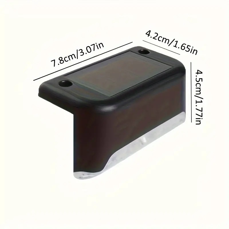16 PCs of solar outdoor deck l - Deck Step Light avaliação e preço