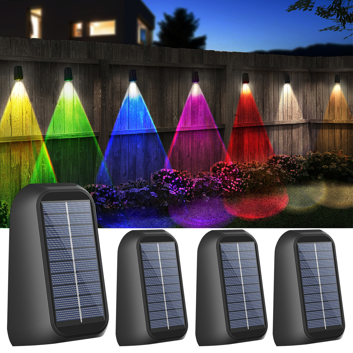 Solar Wall Lamp Solar Fence Li - Deck Step Light avaliação e preço