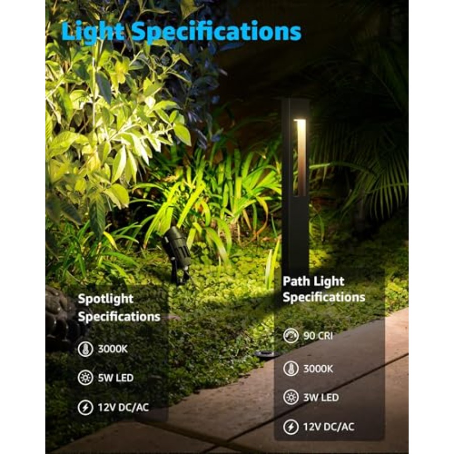 12-Pack Low Voltage Pathway Li - Outdoor Lighting Low Voltage avaliação e preço
