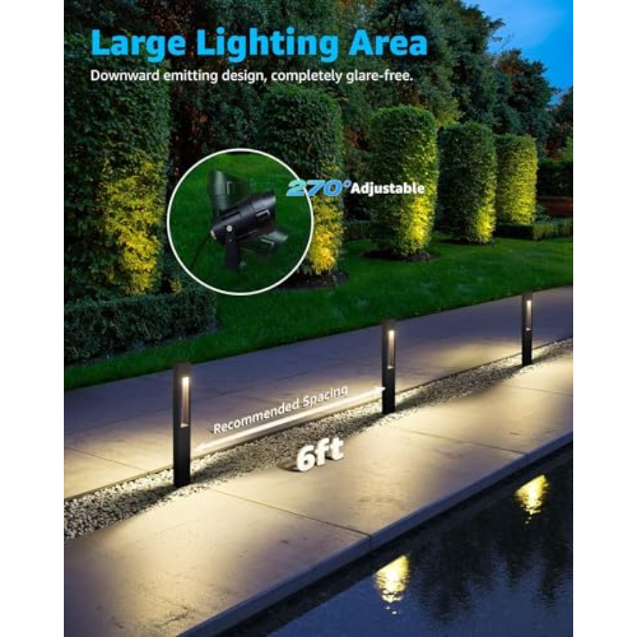 12-Pack Low Voltage Pathway Li - Outdoor Lighting Low Voltage avaliação e preço