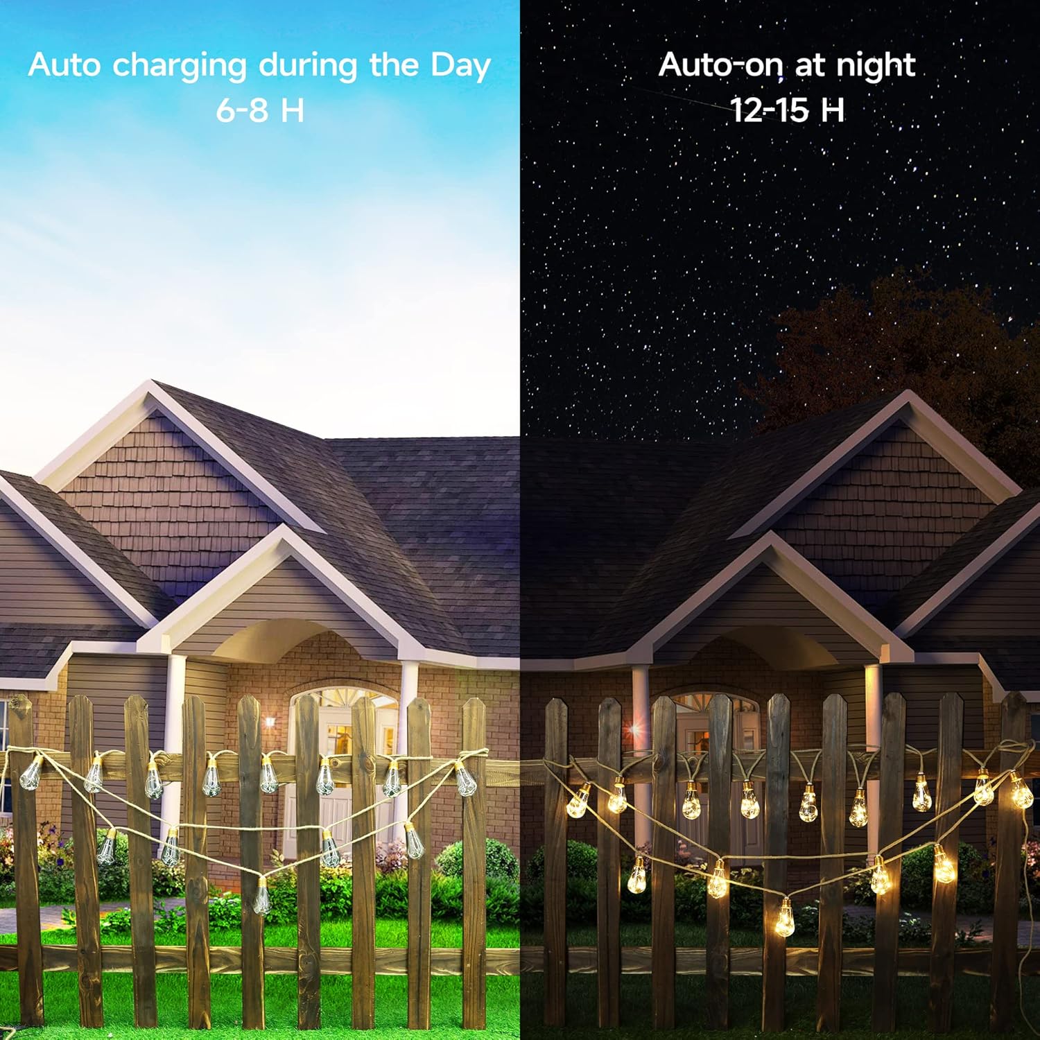 Solar Outdoor String Lights 20 - Outdoor Lighting For Garden avaliação e preço