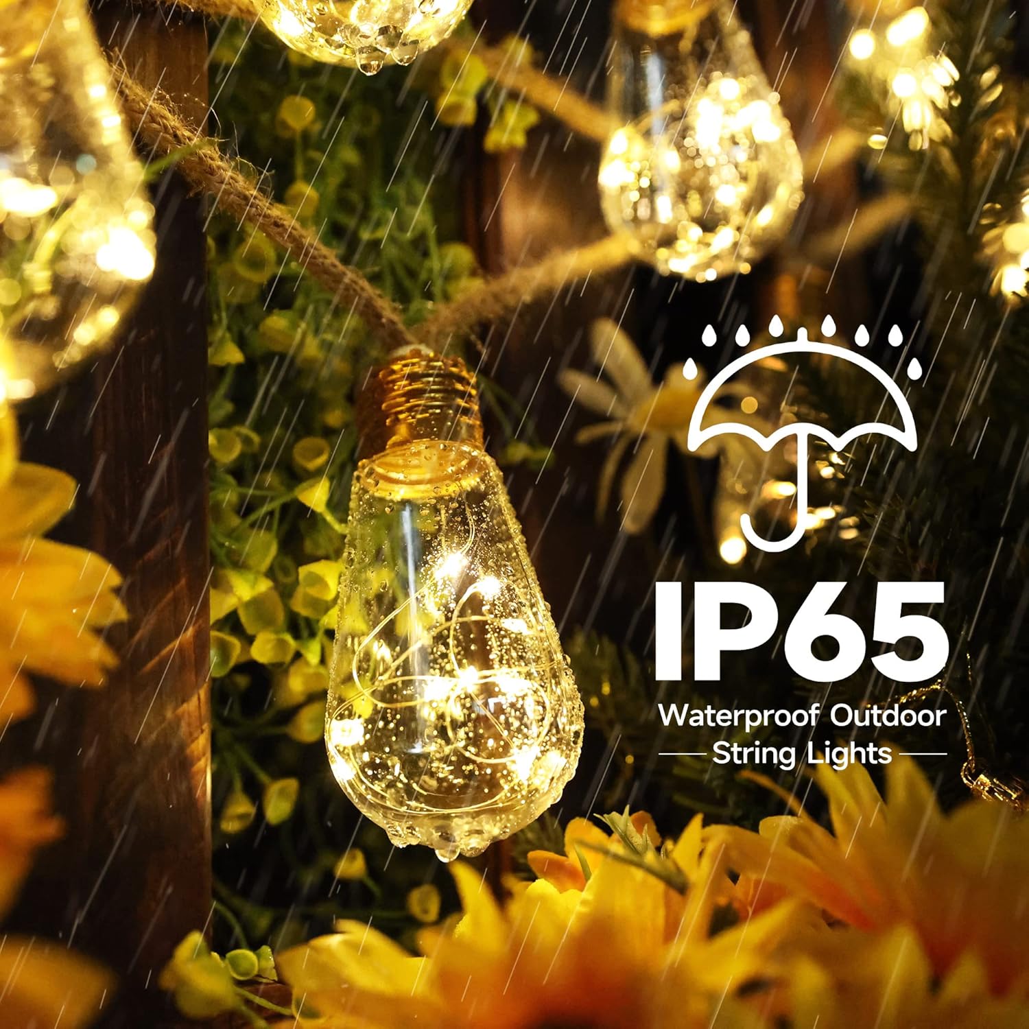 Solar Outdoor String Lights 20 - Outdoor Lighting For Garden avaliação e preço