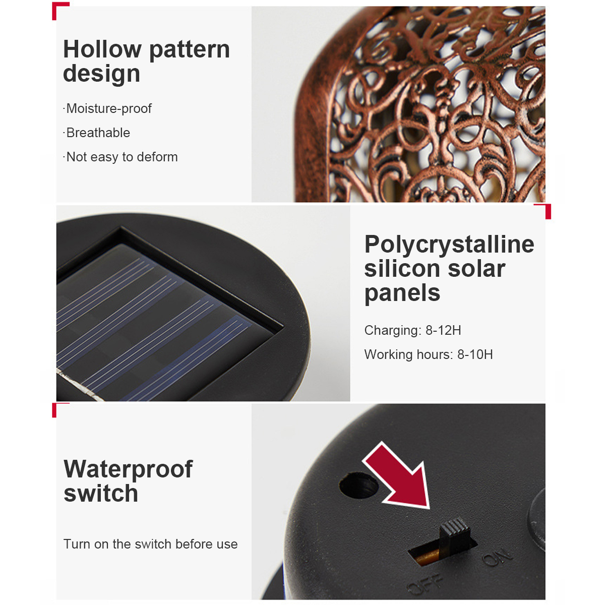 Solar Lanterns Outdoor Waterpr - Outdoor Lighting Globes avaliação e preço