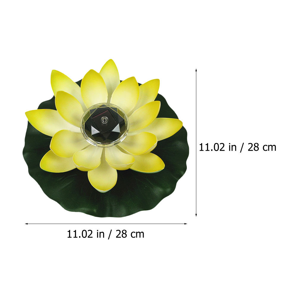 2Pcs Solar Lotus Design Floati - Outdoor Lighting And Landscape avaliação e preço