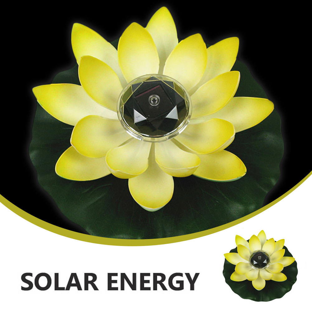 2Pcs Solar Lotus Design Floati - Outdoor Lighting And Landscape avaliação e preço