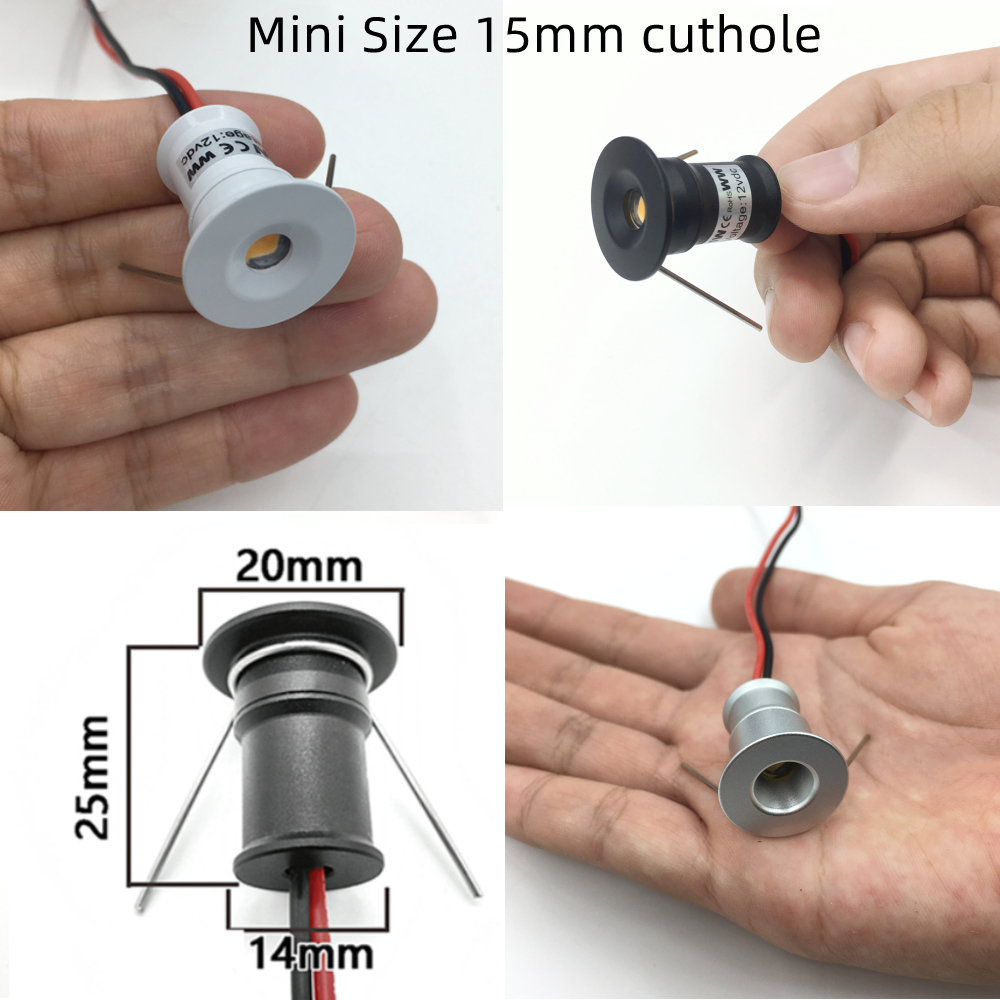 IP65 Waterproof 1W Mini LED Do - Outdoor Lighting Under Roof avaliação e preço