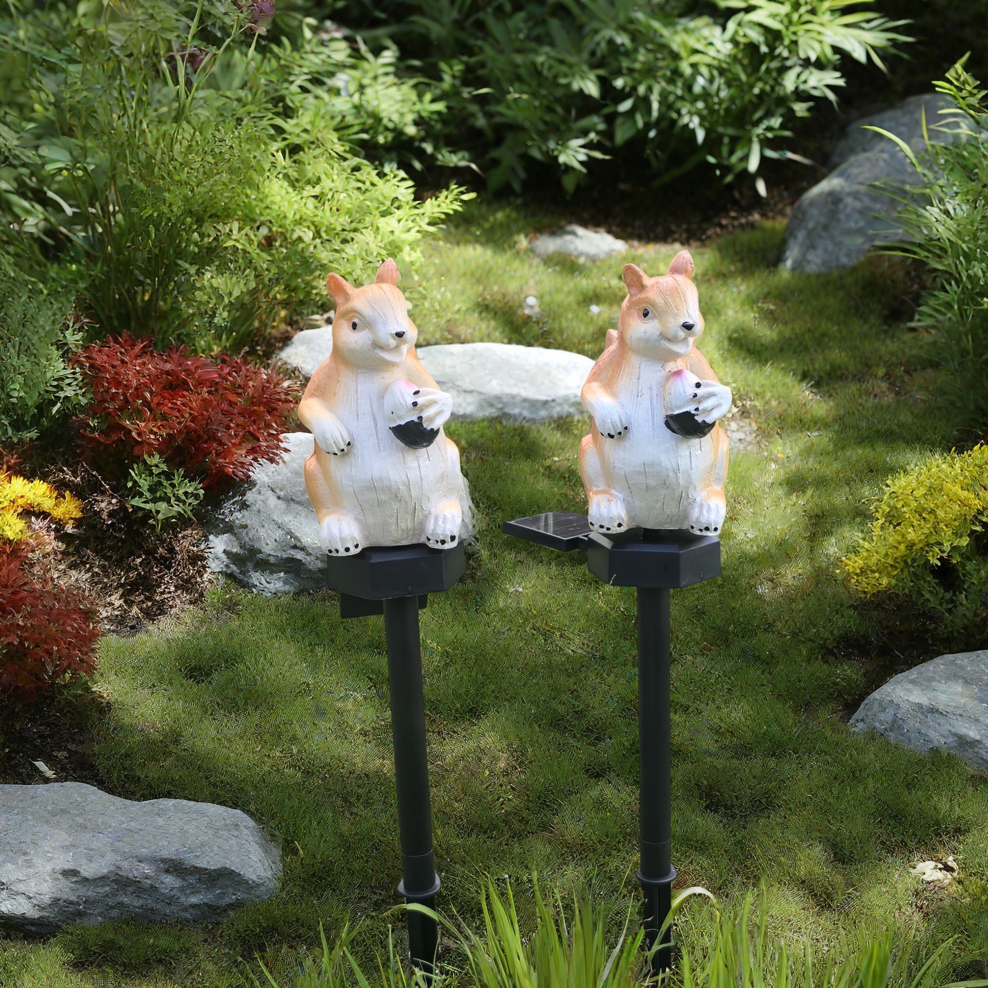 LED Solar Resin Squirrel Groun - Outdoor Lighting Ground Fixtures avaliação e preço