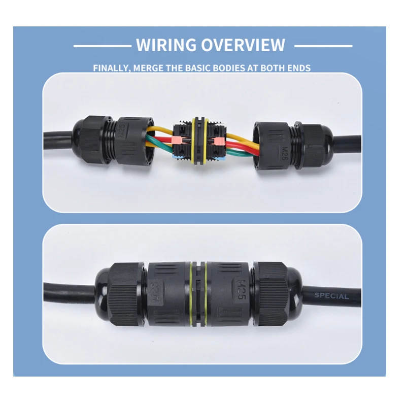 M16 M20 M25 IP68 Waterproof Ou - Outdoor Lighting Wire Connectors avaliação e preço