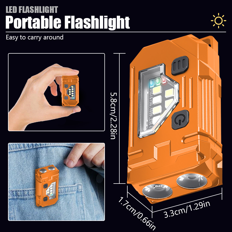 Mini Keychain EDC Flashlight R - Lighting Fixture Outdoor avaliação e preço