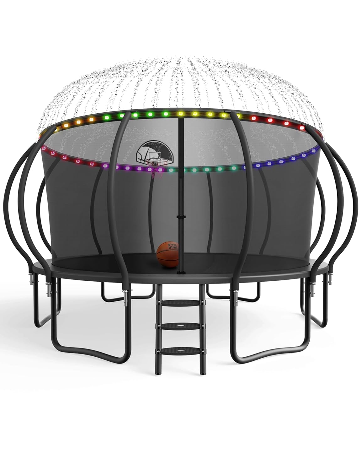 Large Outdoor Trampoline with  - Outdoor Lighting For Garden avaliação e preço