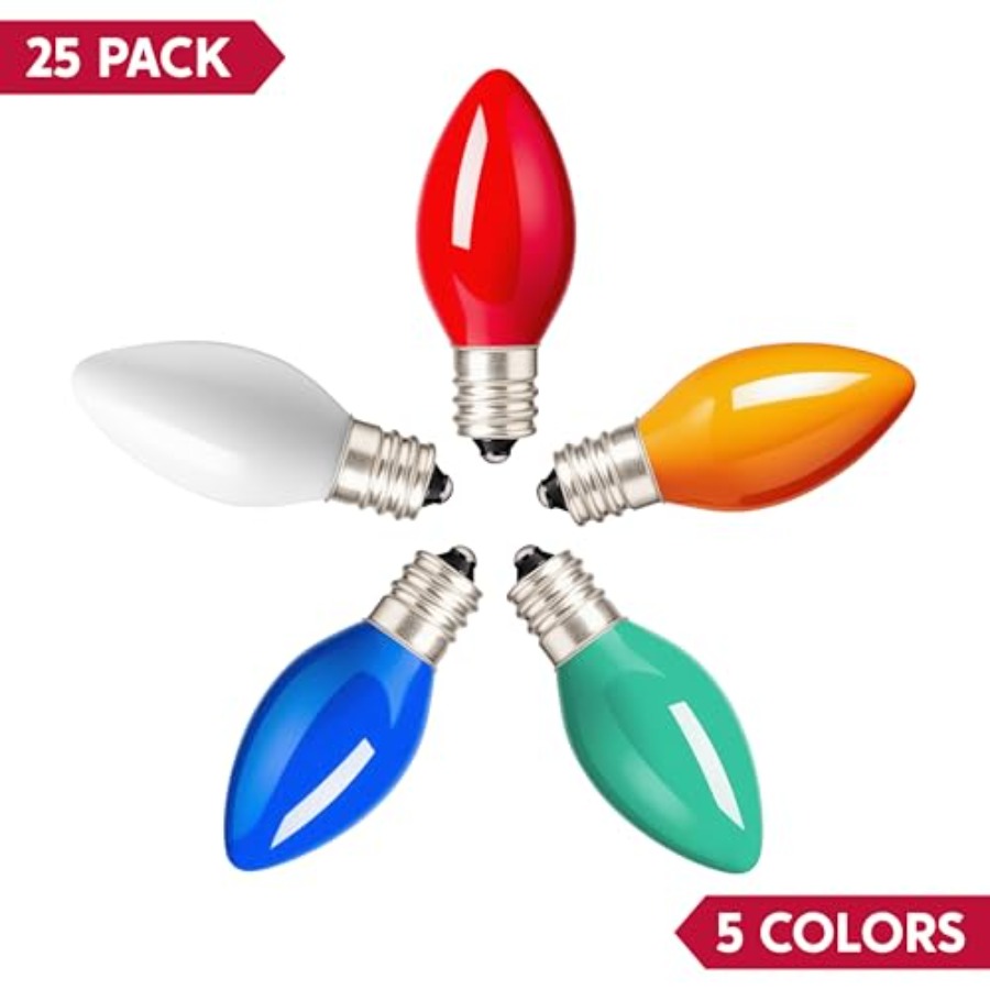 25 Pack Replacement Light Bulb - Outdoor Lighting Volt avaliação e preço