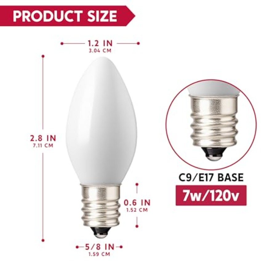 25 Pack Replacement Light Bulb - Outdoor Lighting Volt avaliação e preço