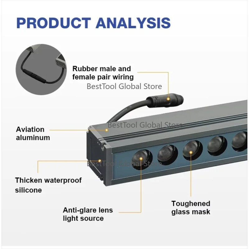 D-MX512 LED Wall Washer Lights - Outdoor Lighting Architectural avaliação e preço
