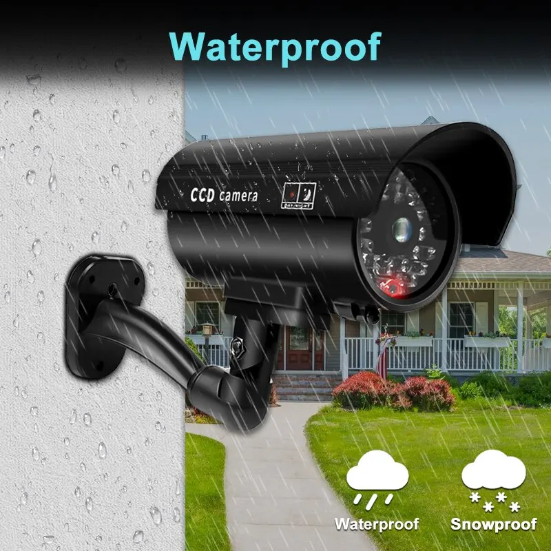 1PC Dummy Security Camera Watr - Outdoor Lighting Video avaliação e preço