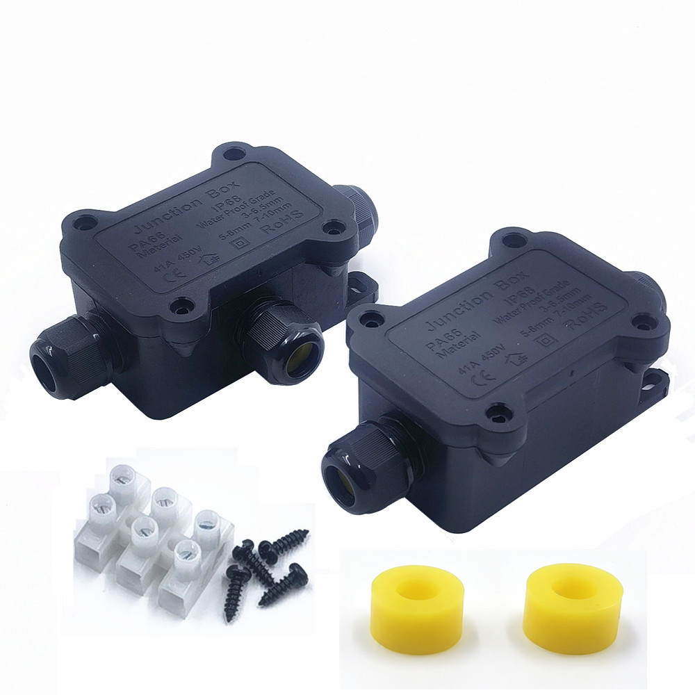 IP68 Waterproof Junction Box 2 - Outdoor Lighting Wire Connectors avaliação e preço