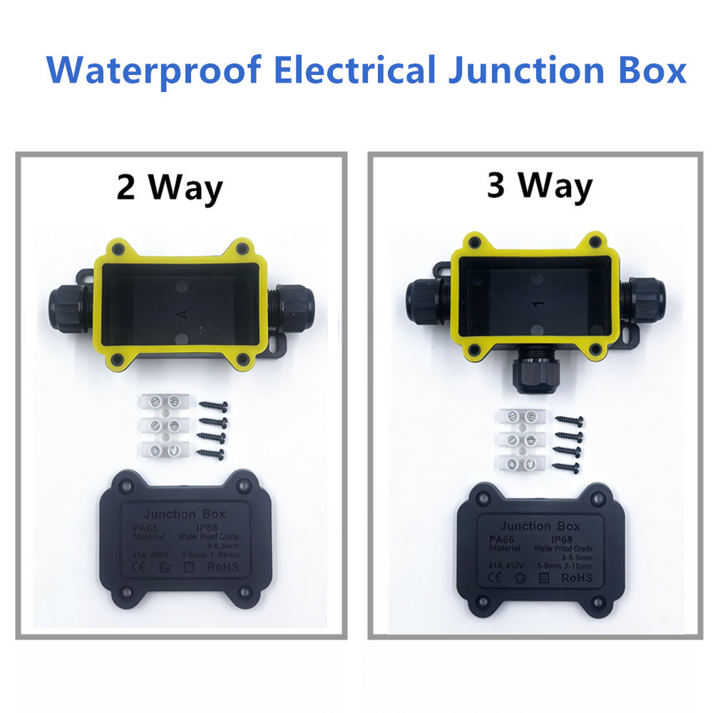 IP68 Waterproof Junction Box 2 - Outdoor Lighting Wire Connectors avaliação e preço