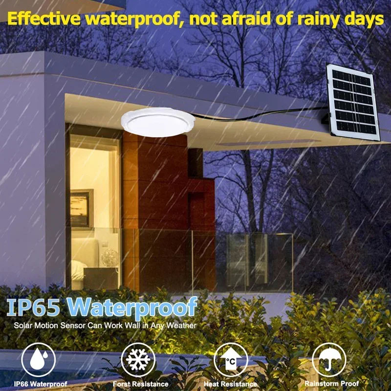 LED Solar Ceiling Light 25/60W - Outdoor Lighting Under Roof avaliação e preço