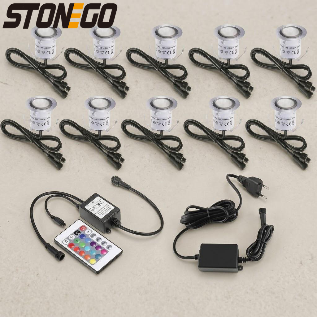 32mm RGBW LED Recessed Deck Li - Outdoor Lighting Ground Fixtures avaliação e preço