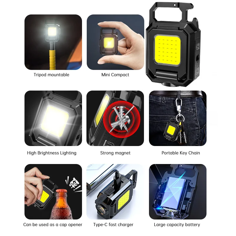 Mini LED Handheld Flashlights  - Outdoor Lighting Permanent avaliação e preço