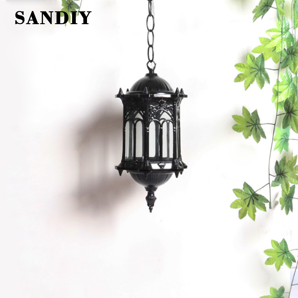 SANDIY Outdoor Pendant Lamp Re - Outdoor Lighting Restaurant avaliação e preço