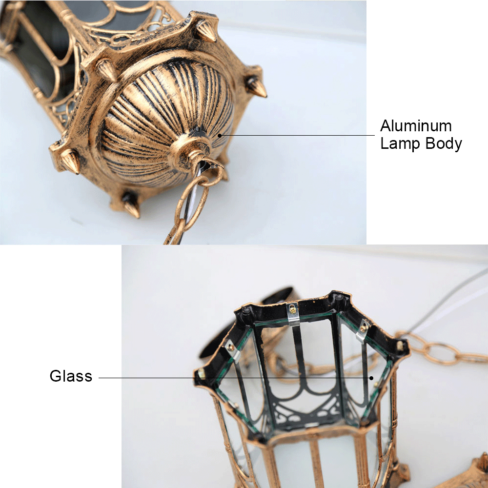 SANDIY Outdoor Pendant Lamp Re - Outdoor Lighting Restaurant avaliação e preço