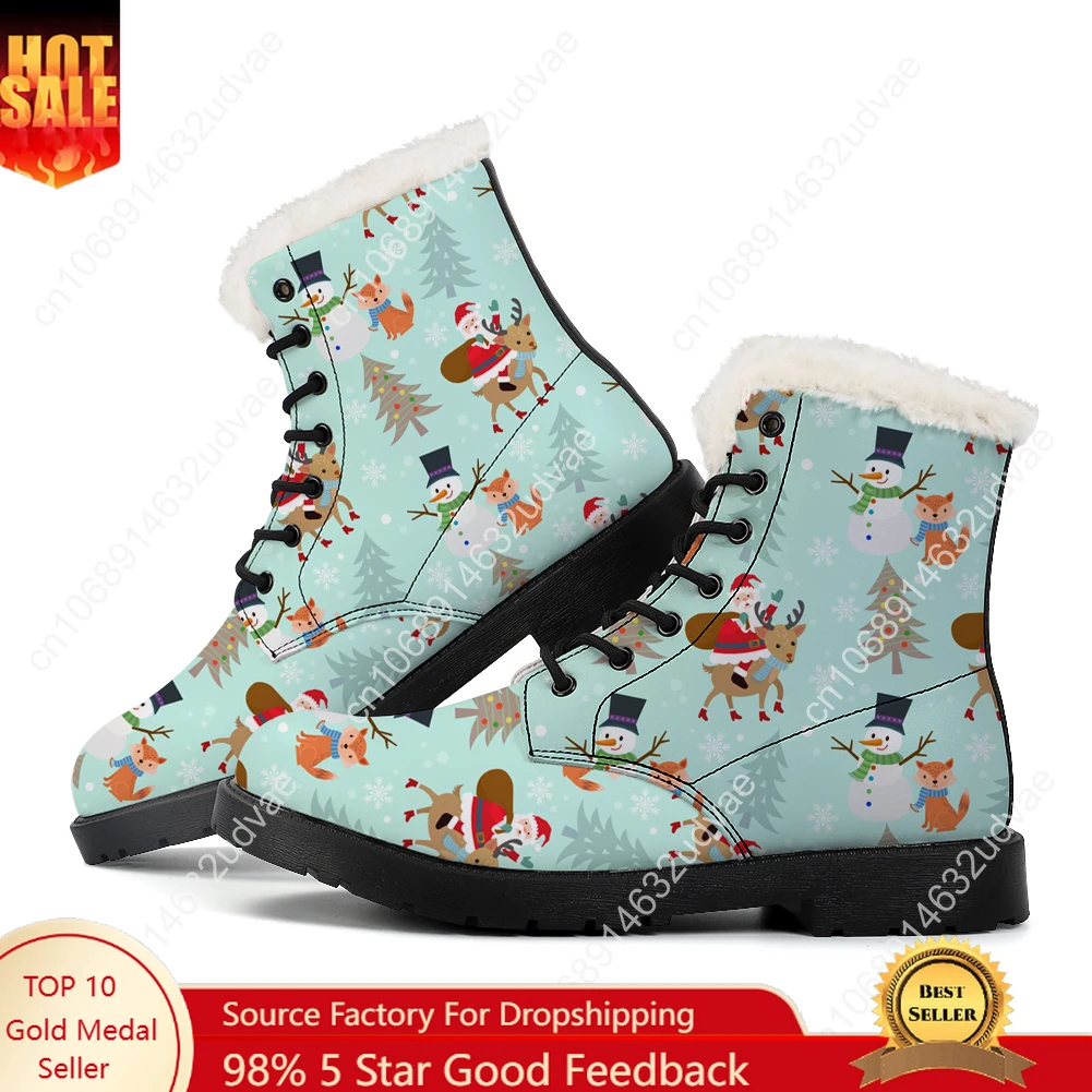 Christmas Plush Boots Mens Wom - Outdoor Lighting Uplight avaliação e preço