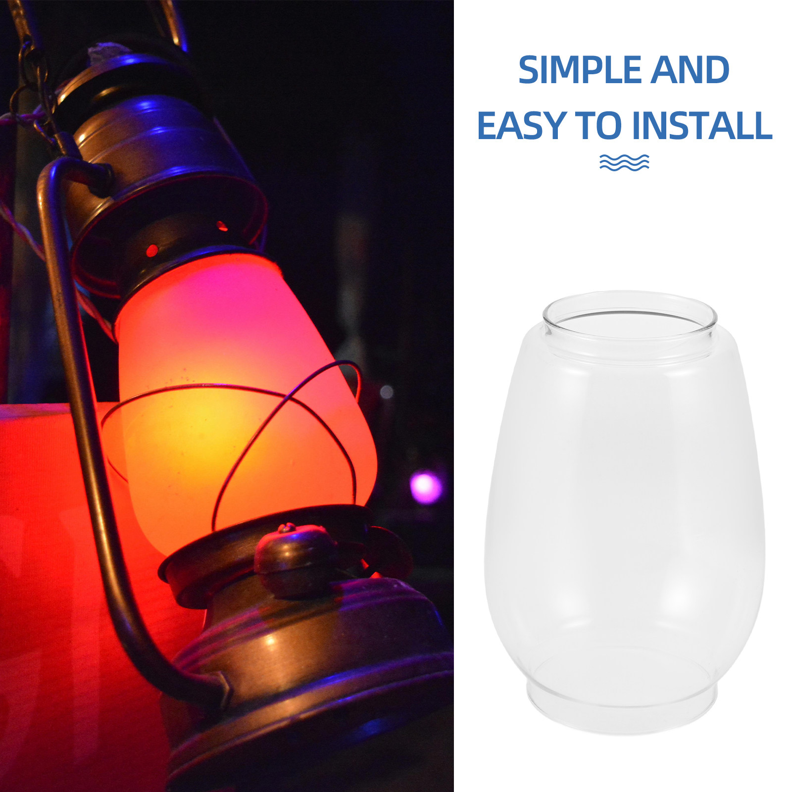 Clear Glass Lantern Globes for - Outdoor Lighting Globes avaliação e preço