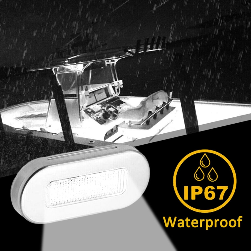 4 Pack 12V Boat Courtesy Light - Deck Step Light avaliação e preço