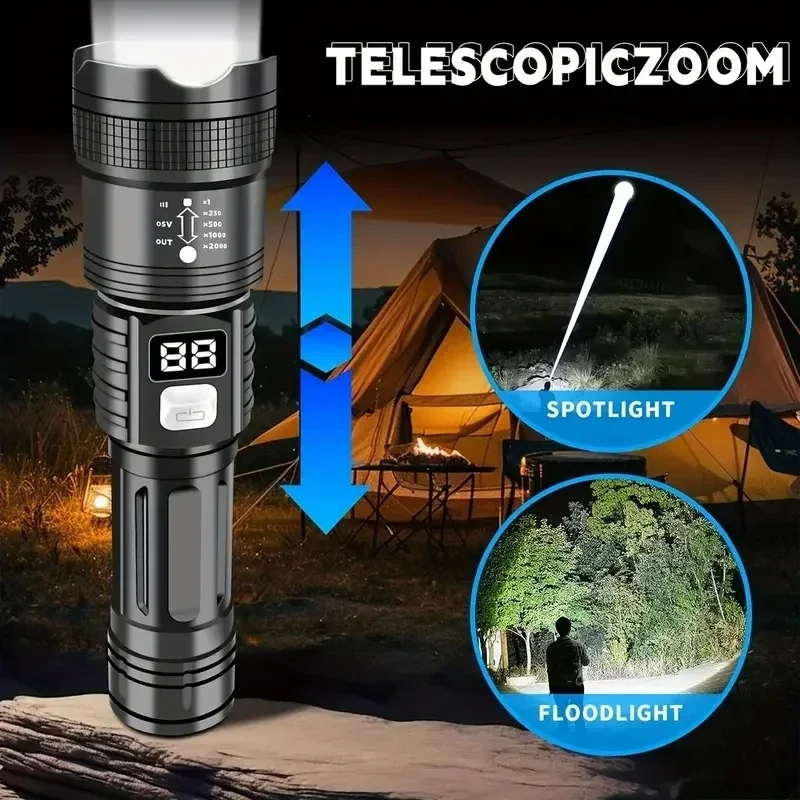 P50 High Brightness Flashlight - Outdoor Lighting Permanent avaliação e preço