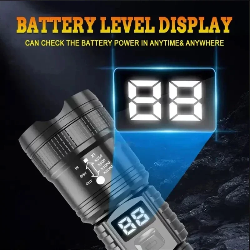 P50 High Brightness Flashlight - Outdoor Lighting Permanent avaliação e preço