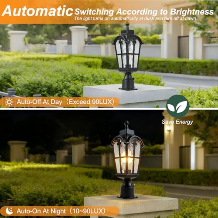 Sensor Outdoor Post Lights Wat - Lighting Fixture Outdoor avaliação e preço