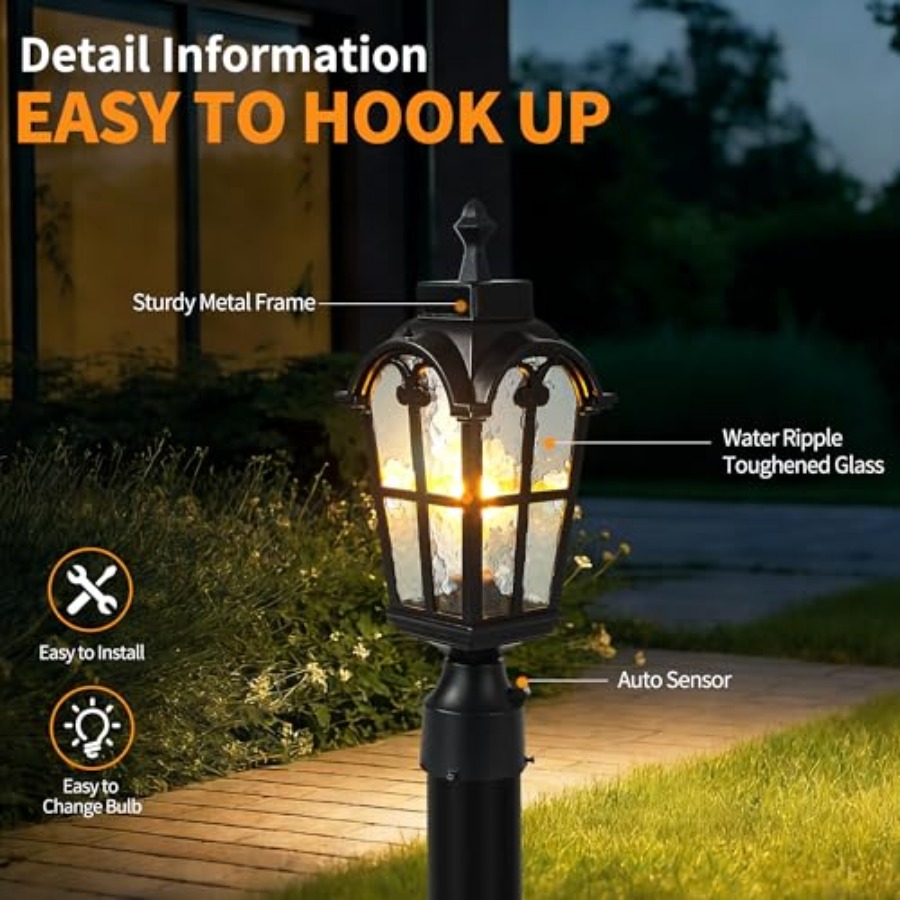 Sensor Outdoor Post Lights Wat - Lighting Fixture Outdoor avaliação e preço