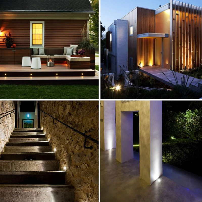 QITU LED Outdoor Garden Lights - Deck Step Light avaliação e preço