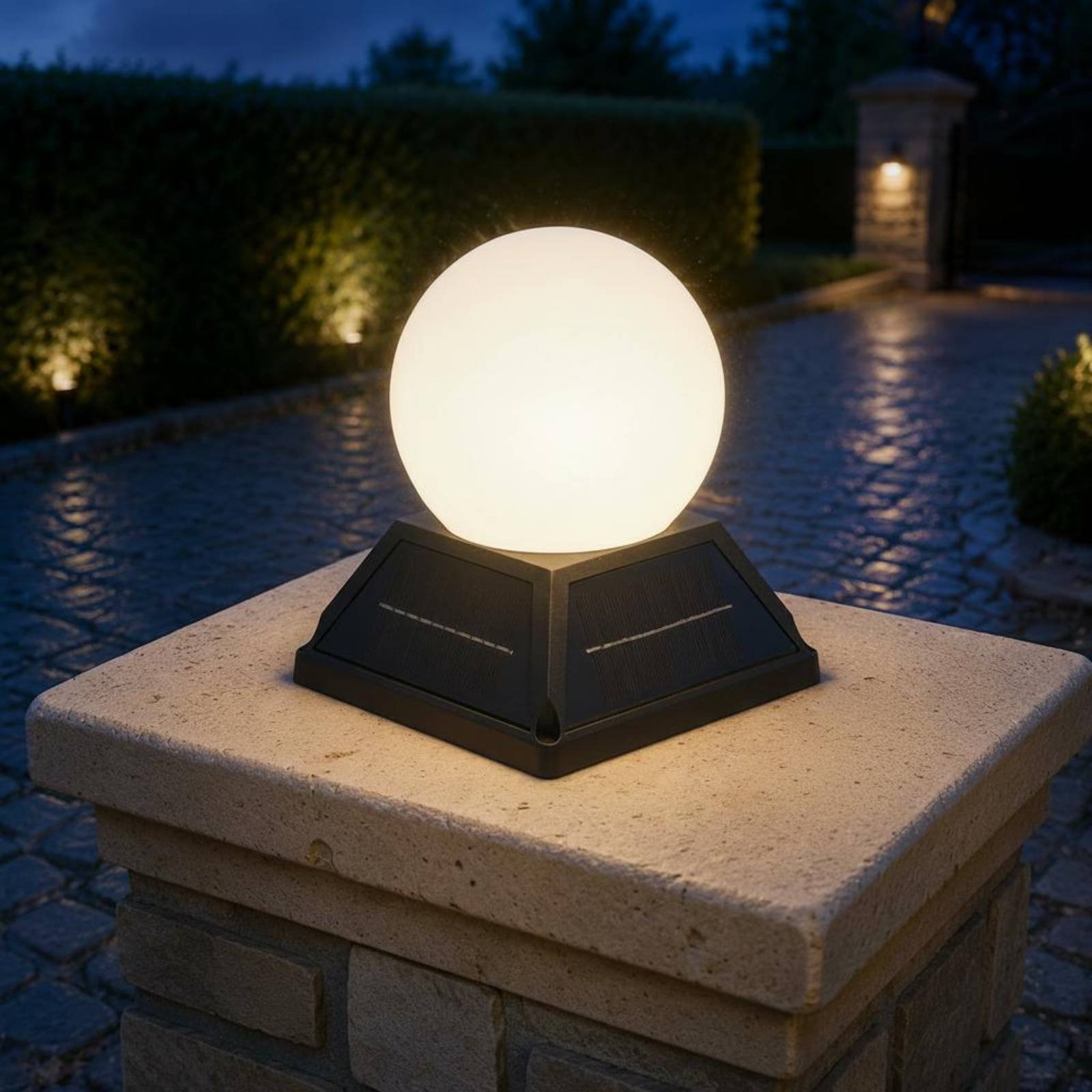 Solar Post Cap Light Wireless  - Outdoor Lighting Wireless avaliação e preço