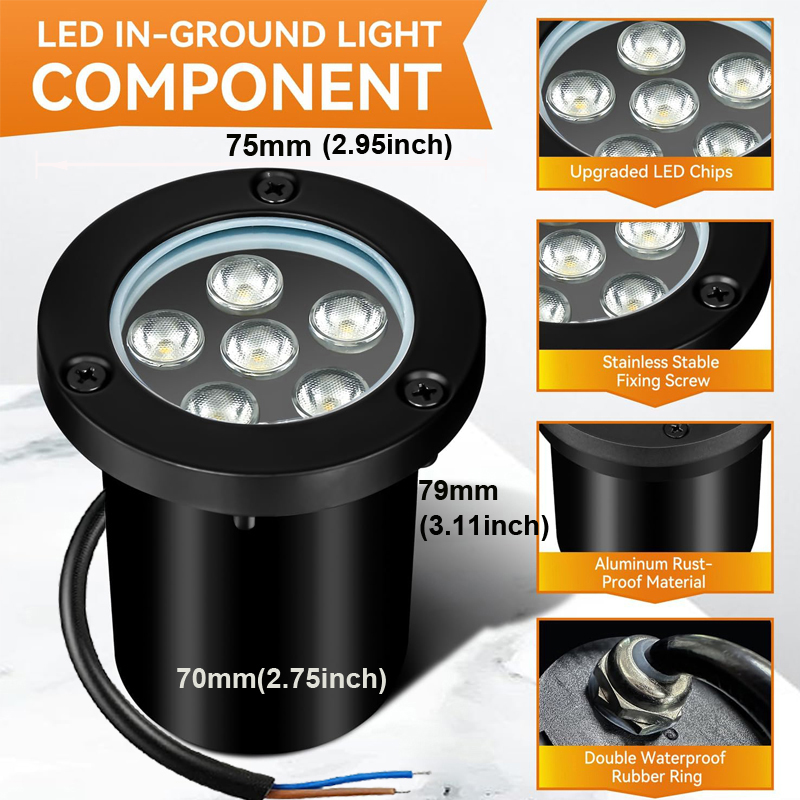 Landscape Light LED Undergroun - Deck Step Light avaliação e preço