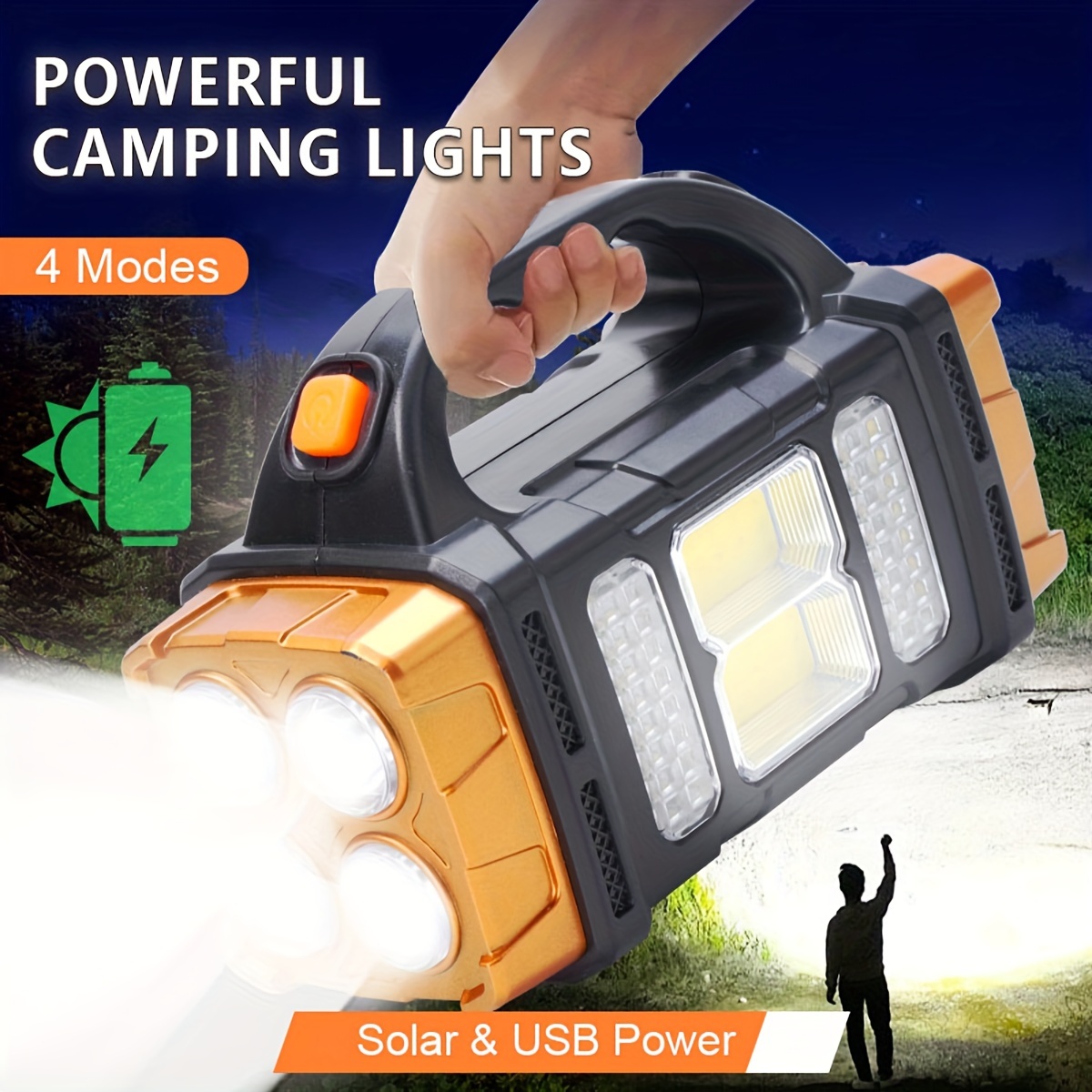 New Upgrade Rechargeable High  - Outdoor Lighting Permanent avaliação e preço