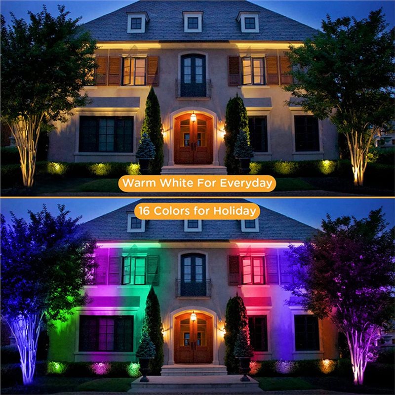 【NEW YEAR  】RGBW In Ground Lig - Outdoor Lighting Low Voltage avaliação e preço