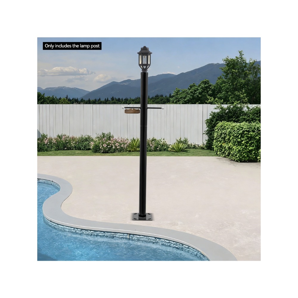 2.5m Split Street Light Pole - - Outdoor Lighting Driveway avaliação e preço