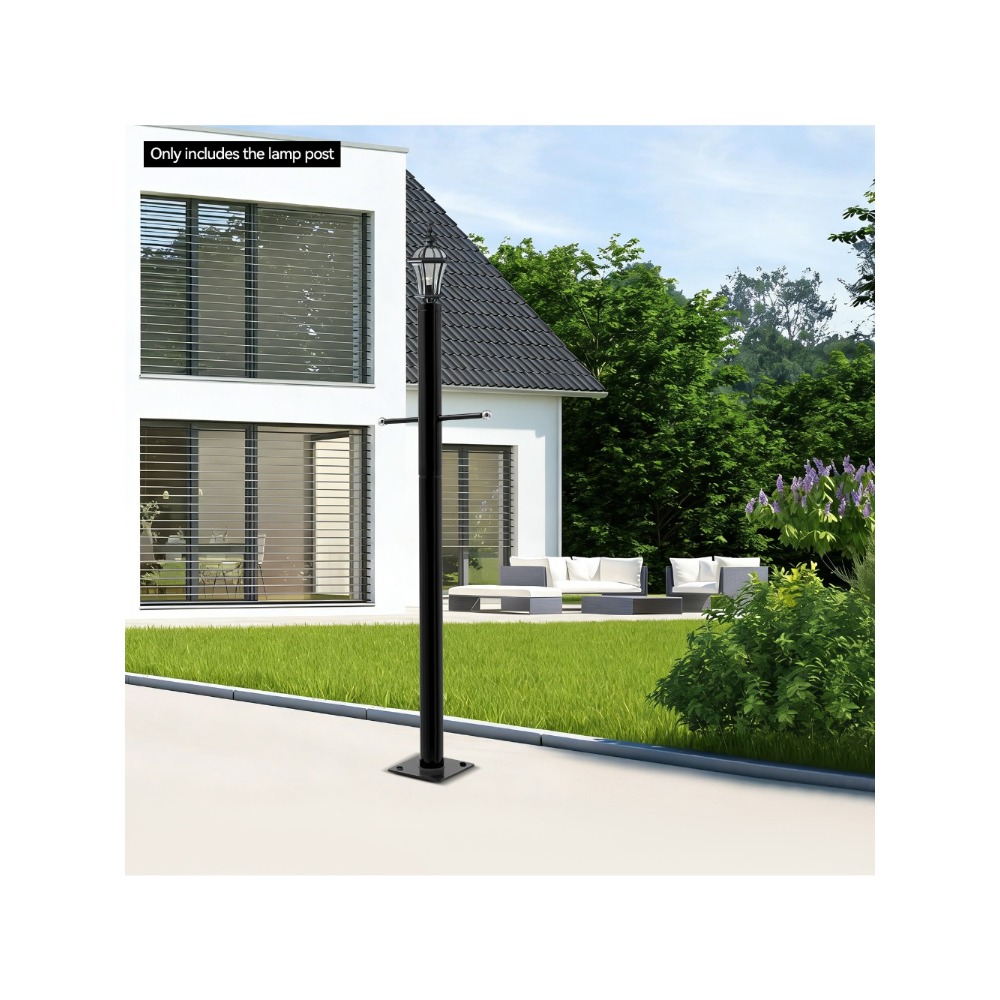 2.5m Split Street Light Pole - - Outdoor Lighting Driveway avaliação e preço